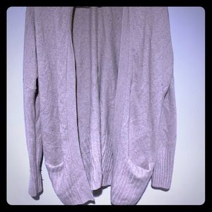 pink-beige cardigan